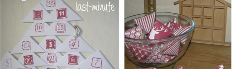 Calendriers de l'avent LAST MINUTE pour les retardataires! (Sapin + Berlingots, à toi de choisir!)