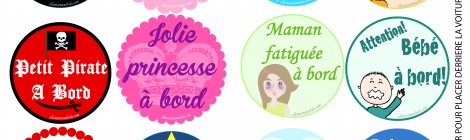 Pour cet été, en voiture, j'annonce la couleur! (Cadeaux: Etiquettes / macarons à imprimer!)