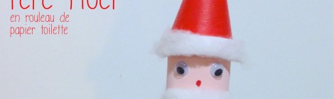 DIY Père Noël, super activité pour les enfants! (rouleau de papier toilette)