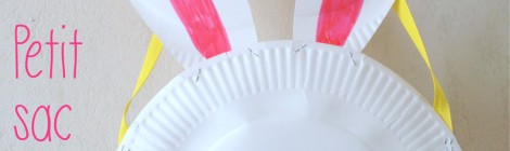DIY Petit Sac Lapin de Pâques (Avec des assiettes en carton!)