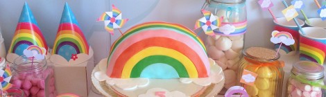 Le gâteau d'anniversaire Arc-En-Ciel #RainbowCake #DIY