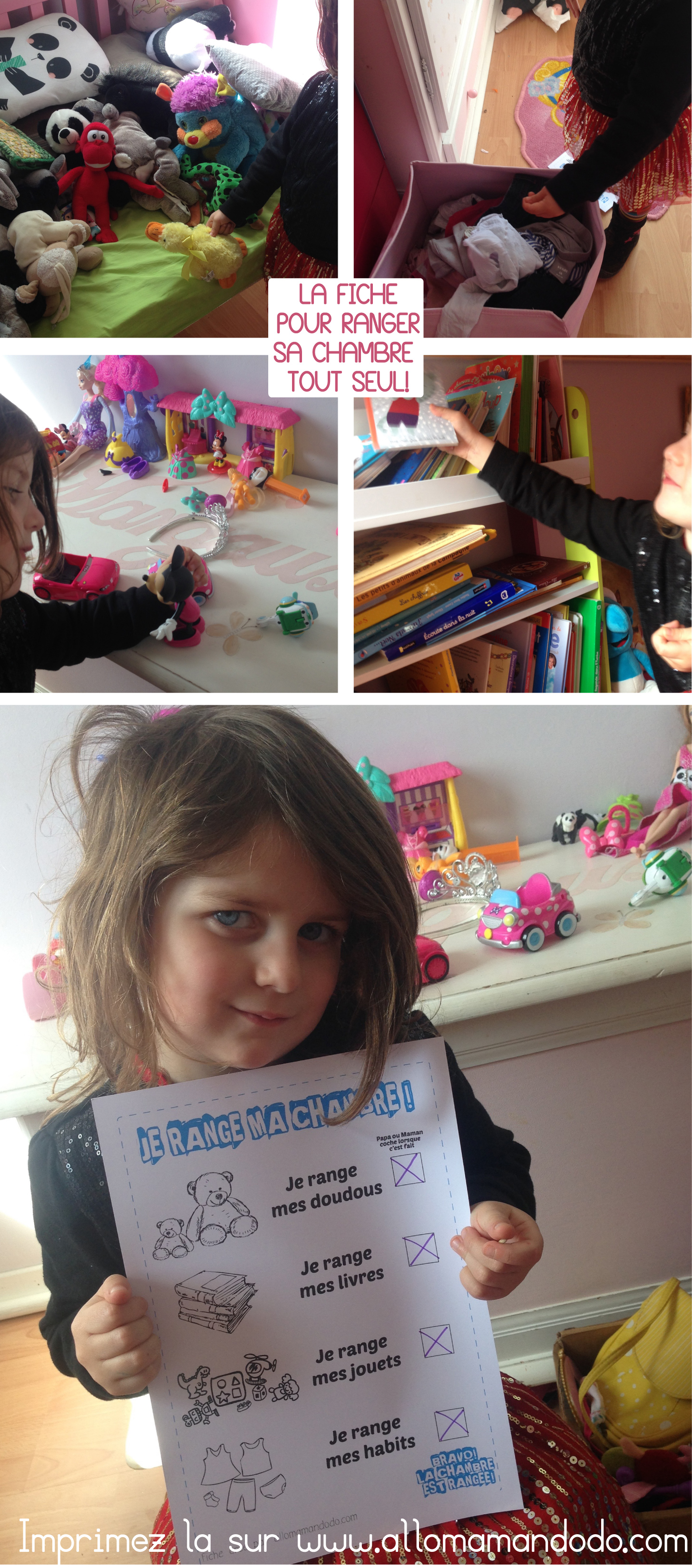 Range ta chambre !!! (fiche astuce pour que ton enfant range tout ...
