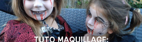 Tuto Maquillage Facile pour Enfants: Les Vampires d'Halloween !