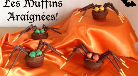 Recette Facile pour Halloweenn: Les Muffins Araignées (Vidéo!)