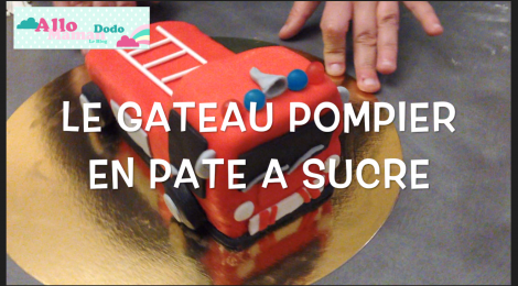 Vidéo tuto: Le Gâteau Camion de Pompier en Pâte A Sucre !