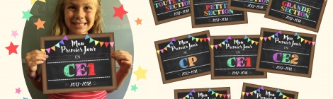 Rentrée des Classes: Les fiches à Imprimer! (Printable Gratuit Crèche Nounou Primaire Collège etc!!)