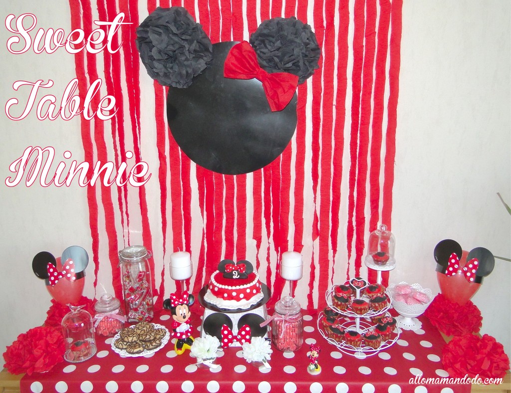 Un Anniversaire Minnie La Decoration De La Sweet Table De Ptitepomme Allo Maman Dodo