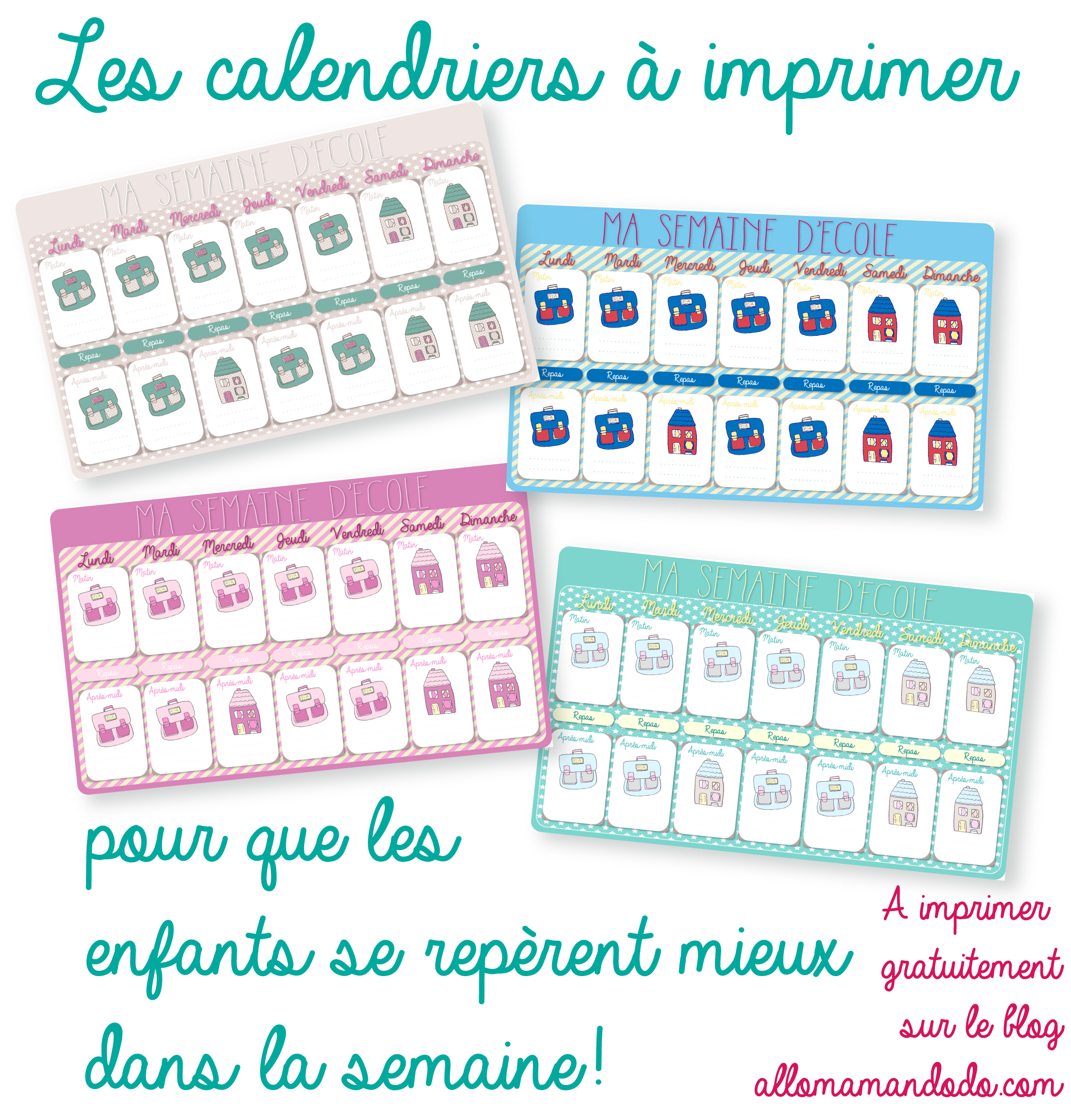 calendriers scolaires