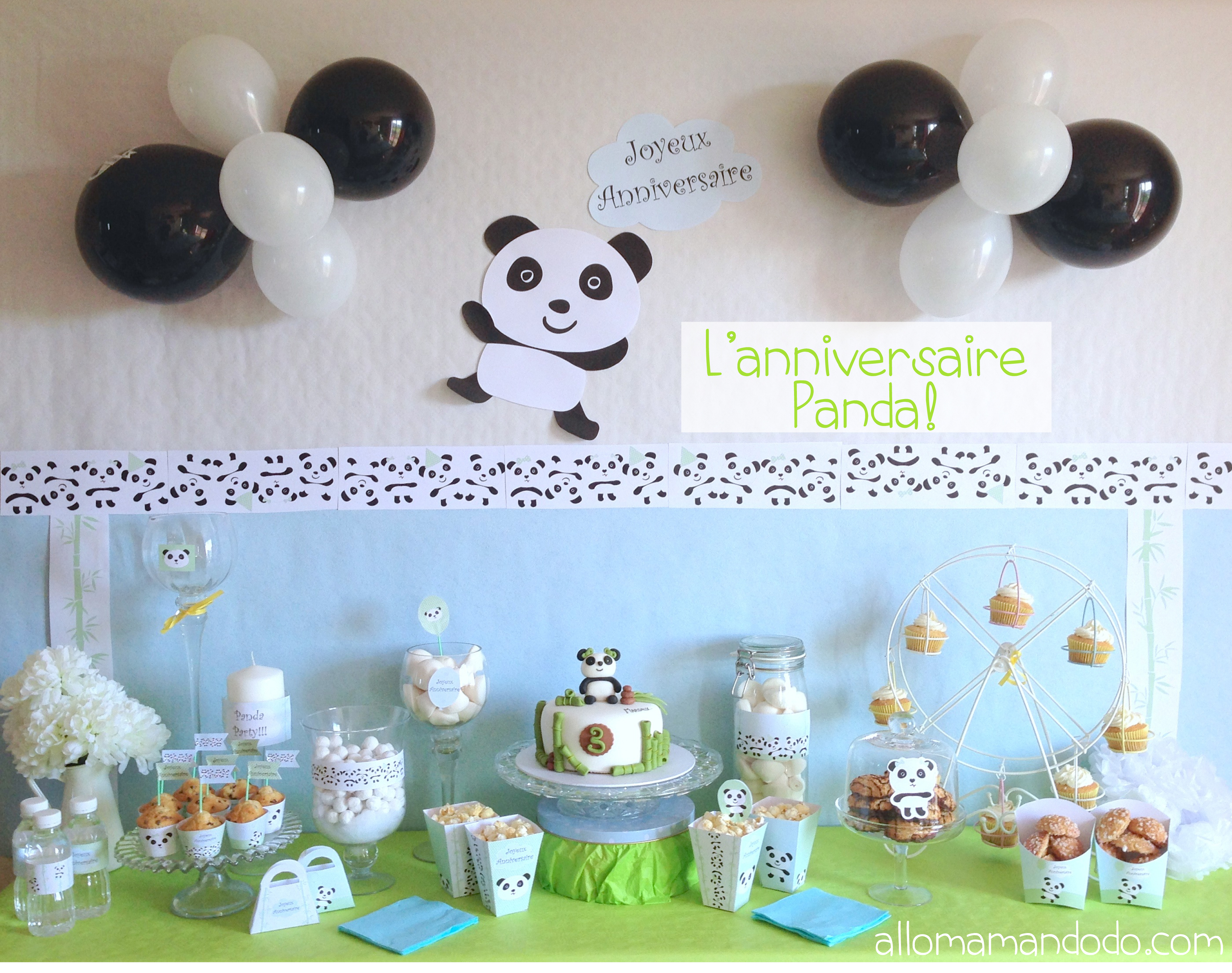Anniversaire Jungle: Jeux et Décorations à imprimer - Birthday Panda France