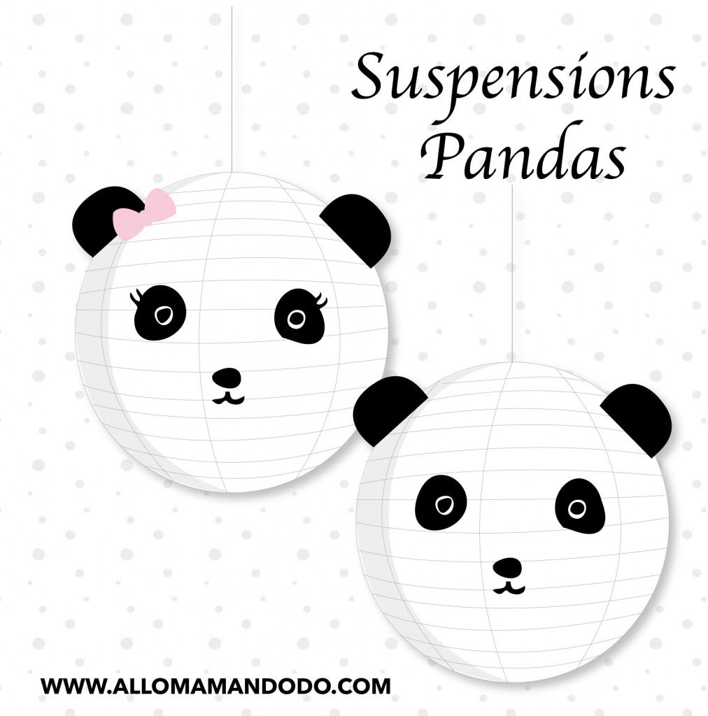 suspension DIY panda
