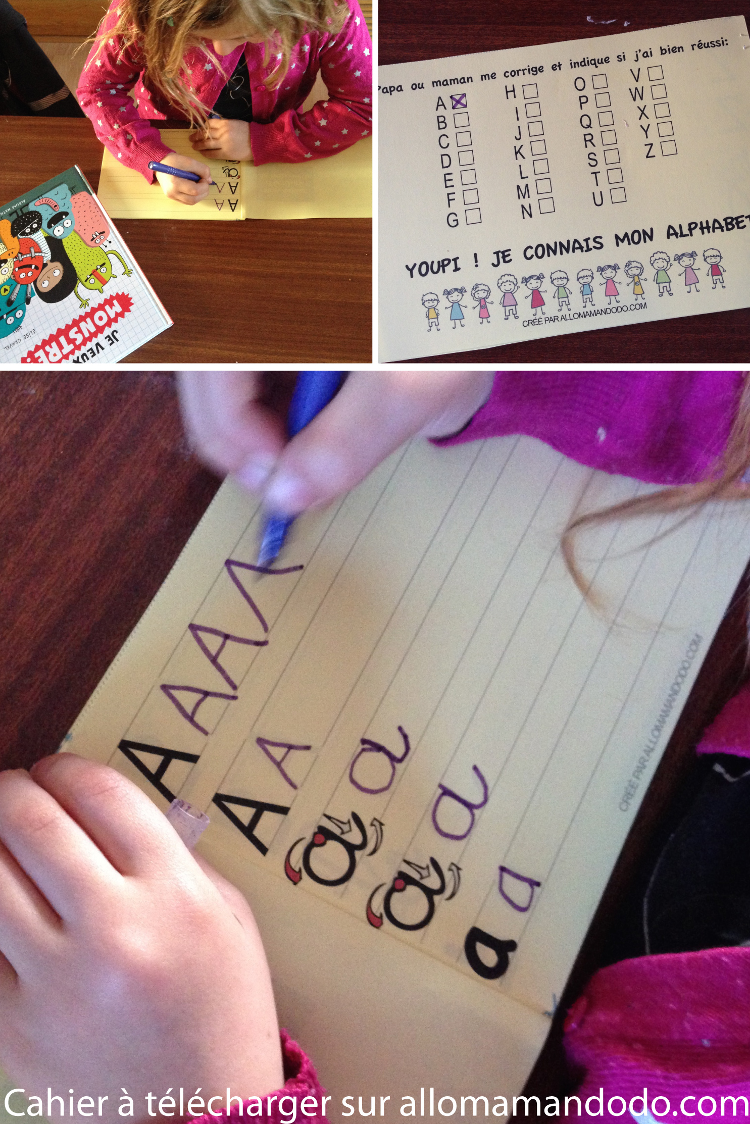 Le cahier d'écriture de maternelle à télécharger ( Gratuit! ) - Allo Maman  Dodo