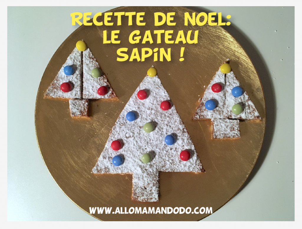 Recette Facile Le Gâteau Sapin de Noël (Tutoriel Vidéo) Allo Maman Dodo