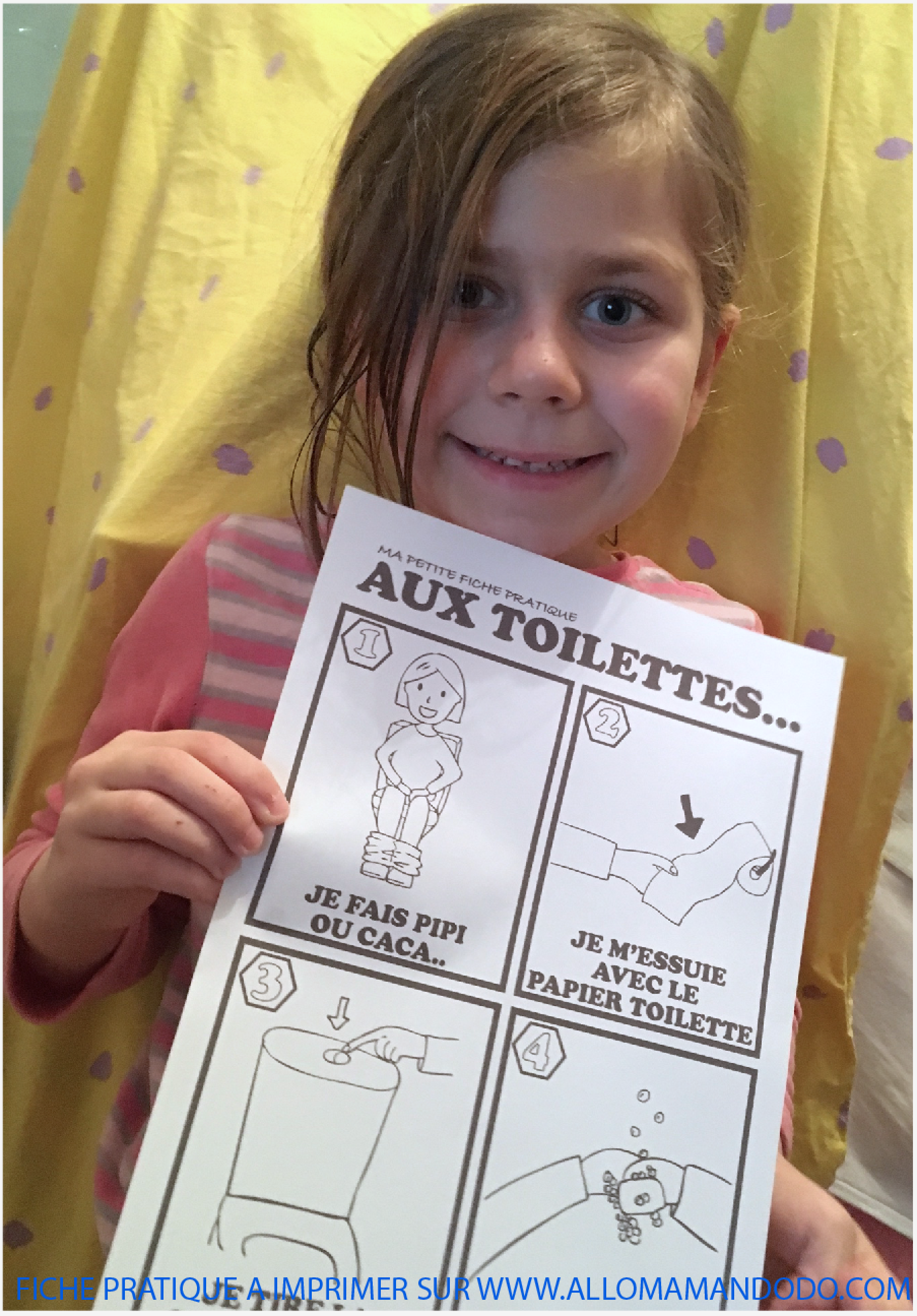 Affiches toilettes enfants à imprimer gratuitement