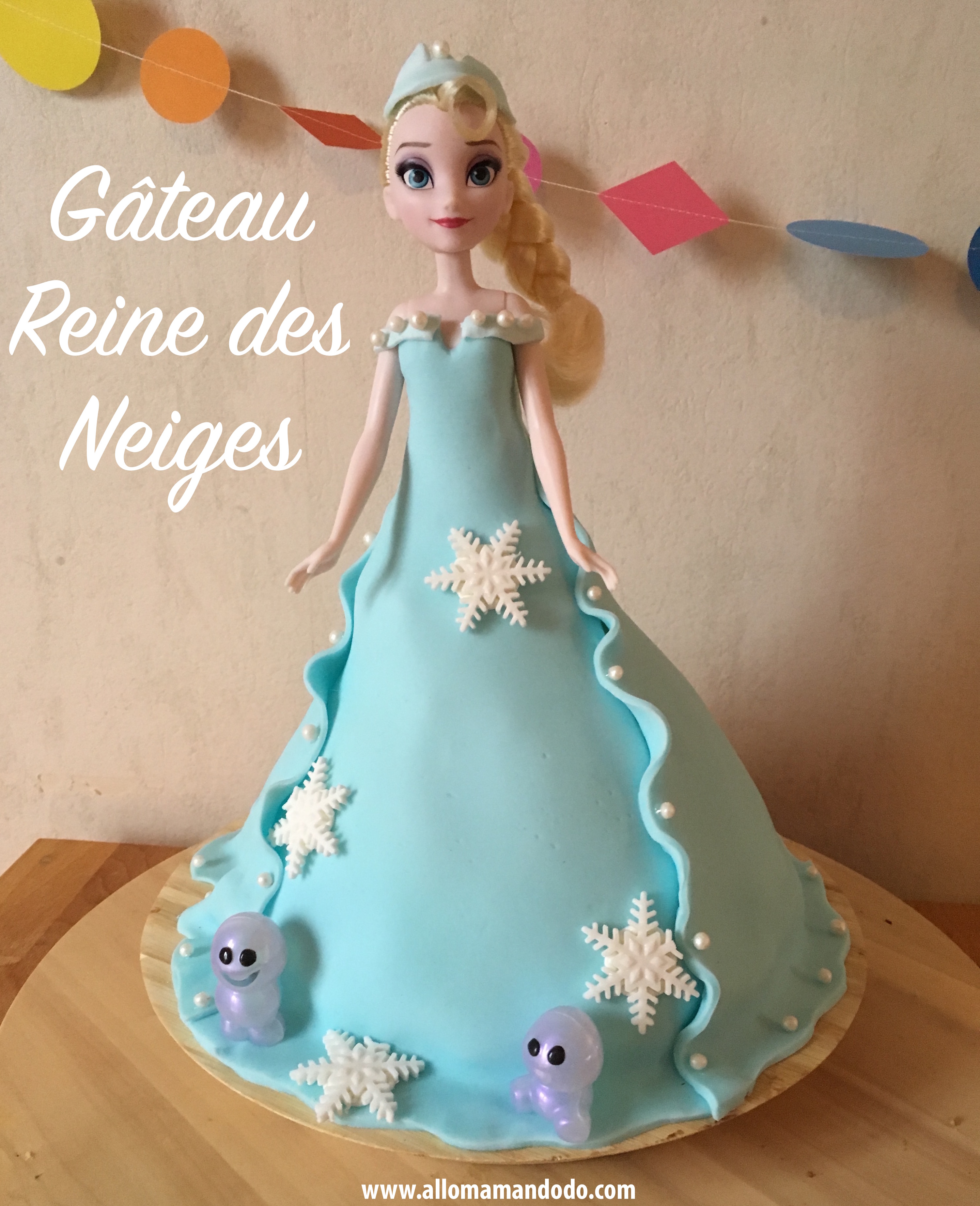 Tuto : gâteau reine des neiges - Les Paris d'Emma