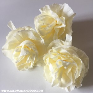 flower crepon paper