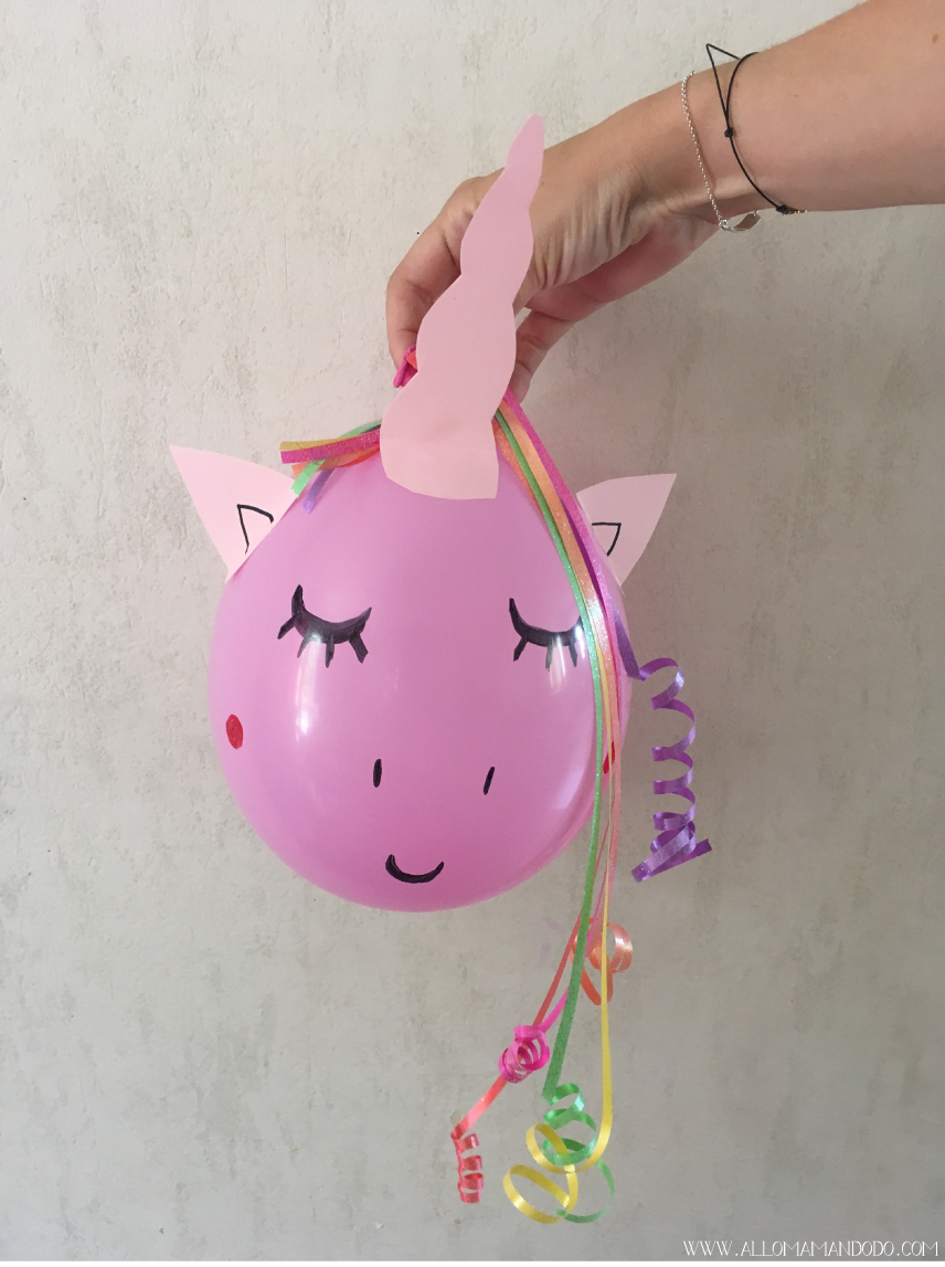 DIY déco anniversaire licorne: Les ballons licornes! - Allo Maman Dodo