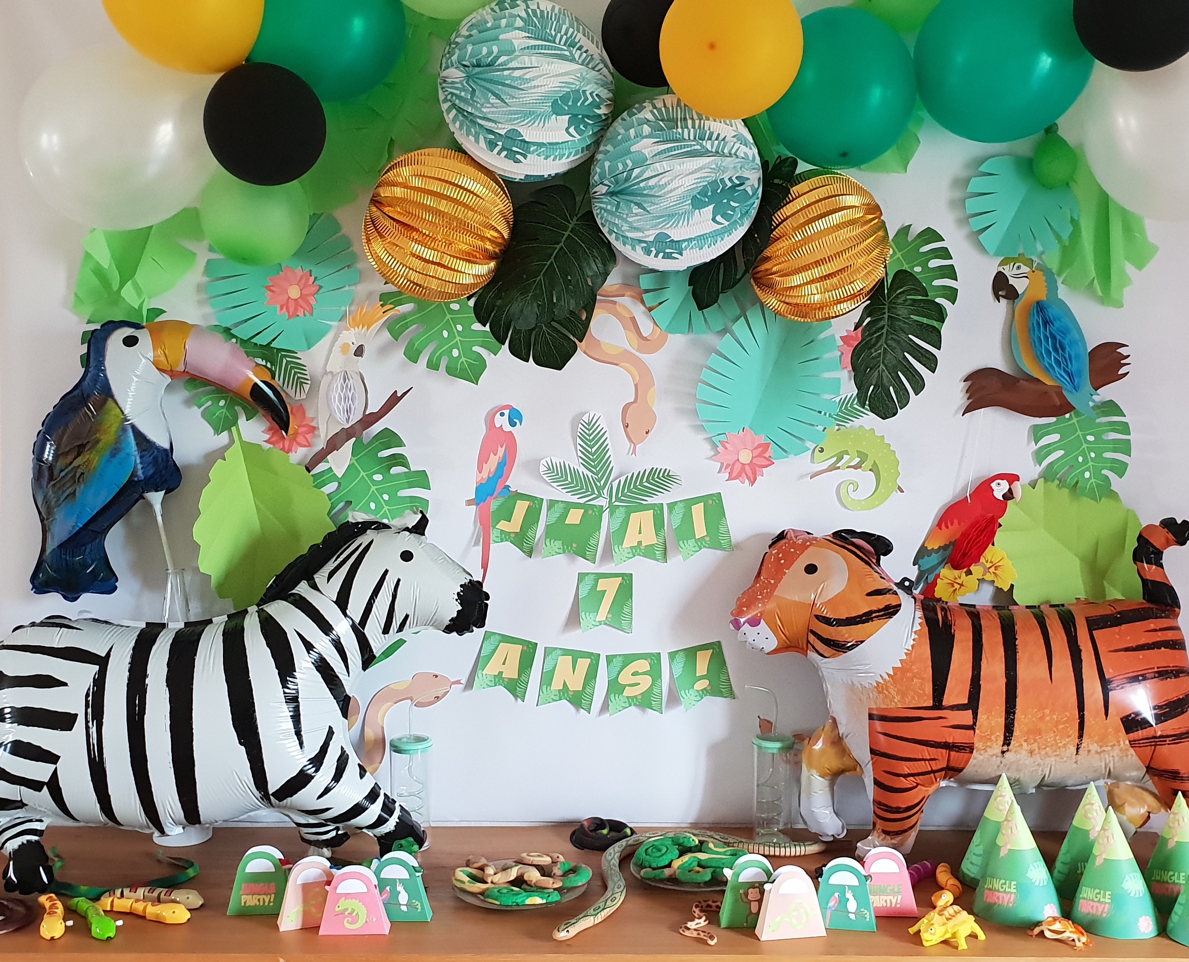 Enfants : un anniversaire sous les tropiques version jungle !