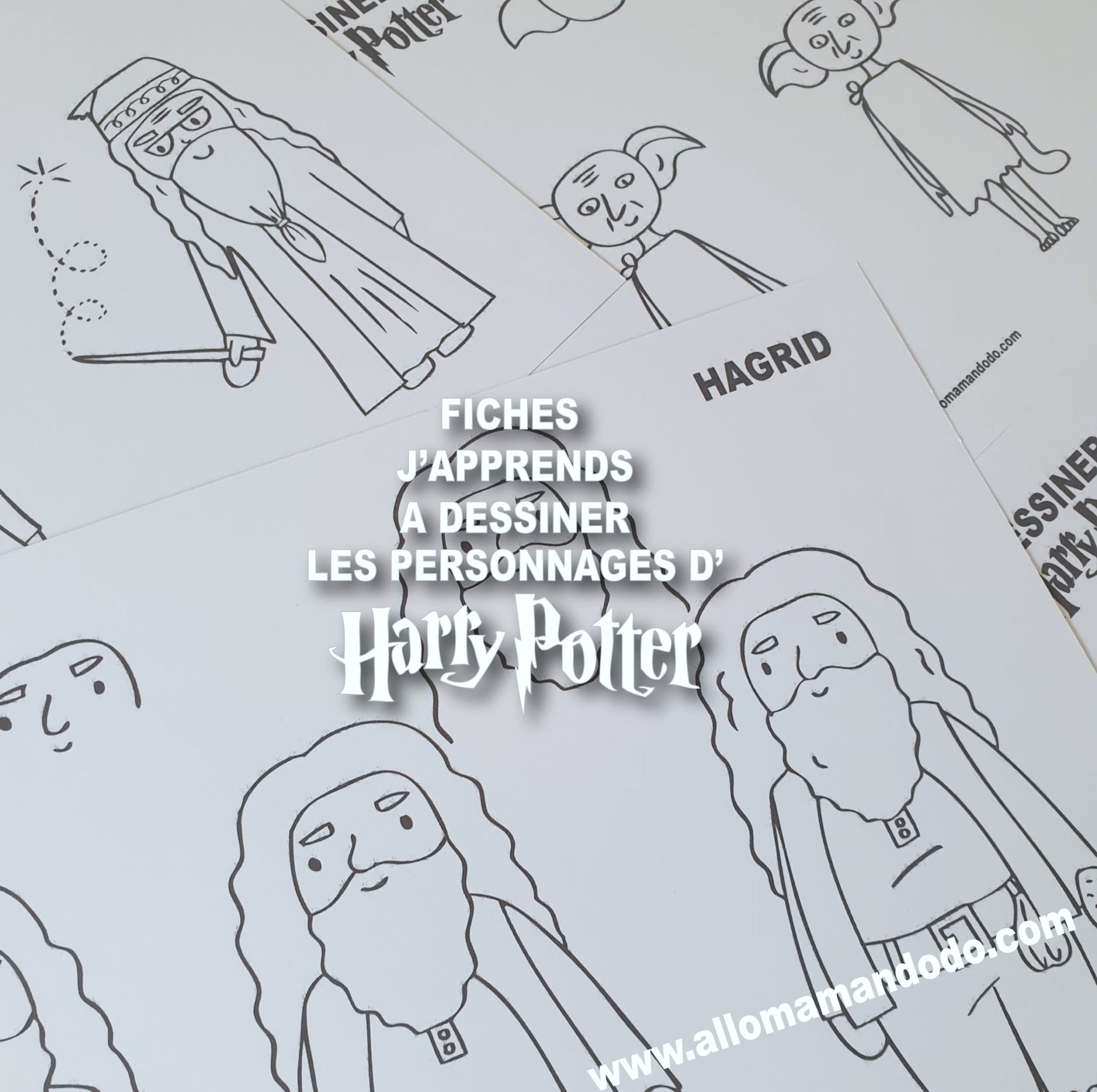 Harry Potter - Harry Potter - Mes marque-pages à colorier