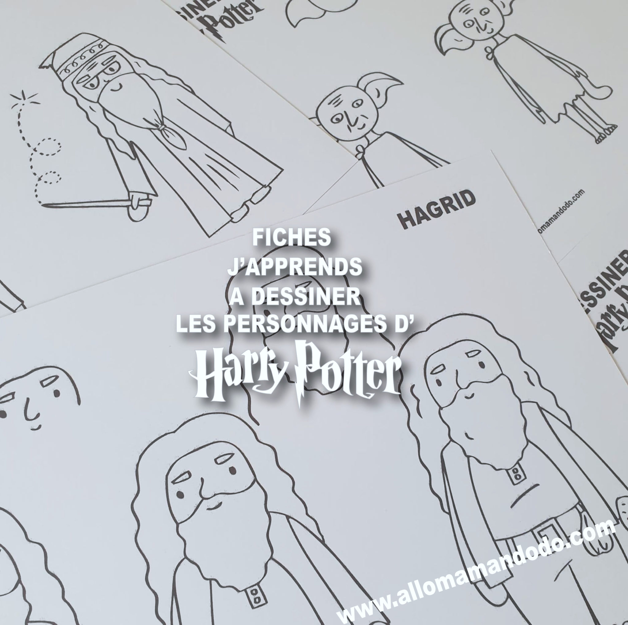 DESSINER HARRY POTTER Les Fiches Dessin Pas pas Allo Maman Dodo dessiner-harry-potter-les-fiches-dessin-pas-pas-allo-maman-dodo