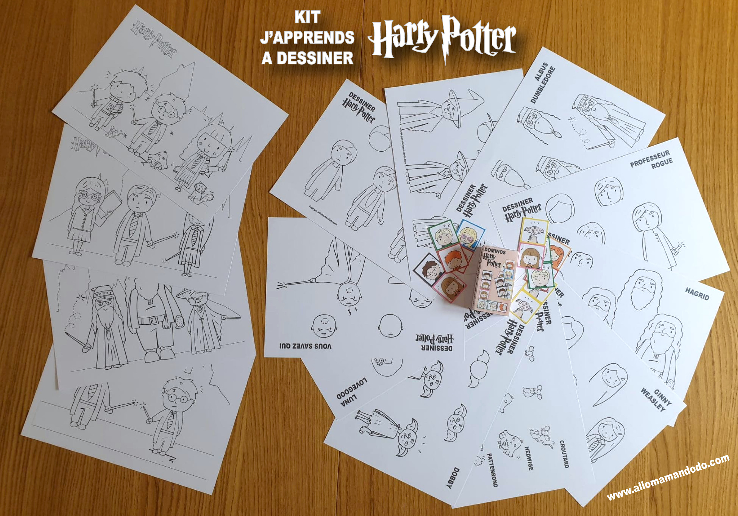 Harry Potter - Harry Potter - Mes marque-pages à colorier