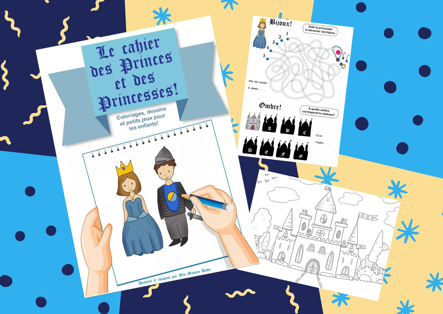 coloriage princesse 7 ans : Cahier de coloriage spécial fille pour