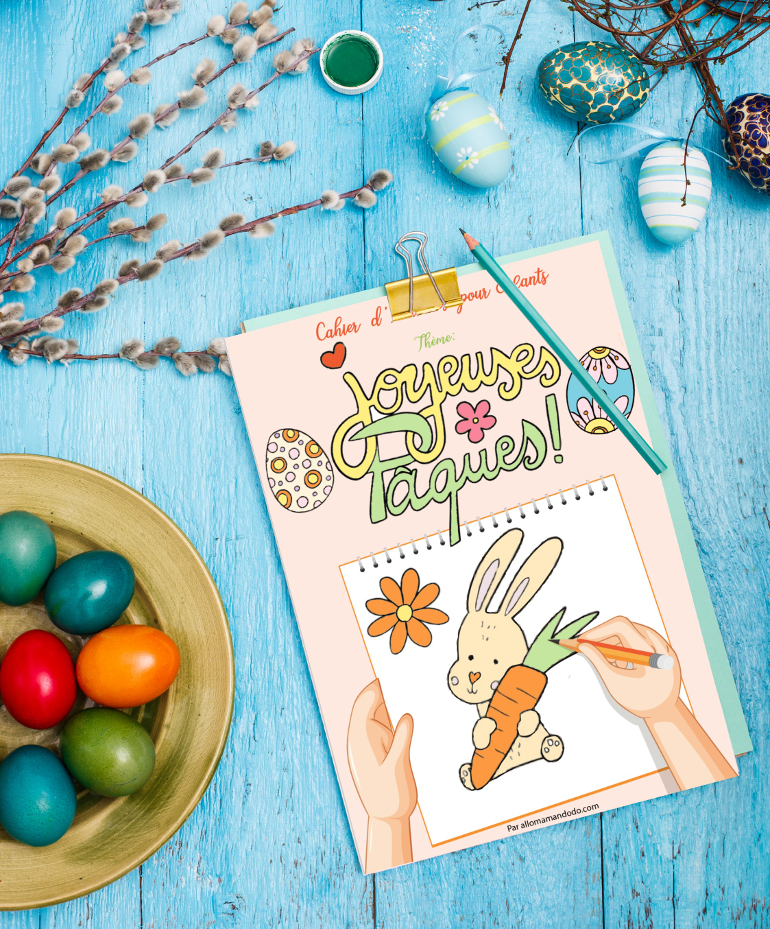 Cahier d'Activités de Pâques pour Enfants