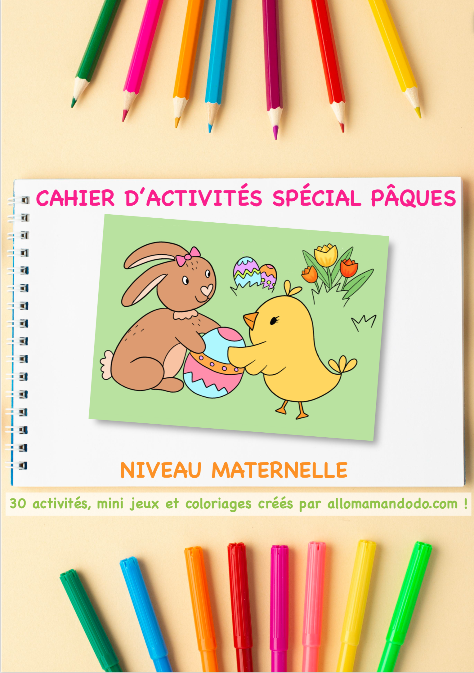 Cahier d'Activités de Pâques pour Enfants
