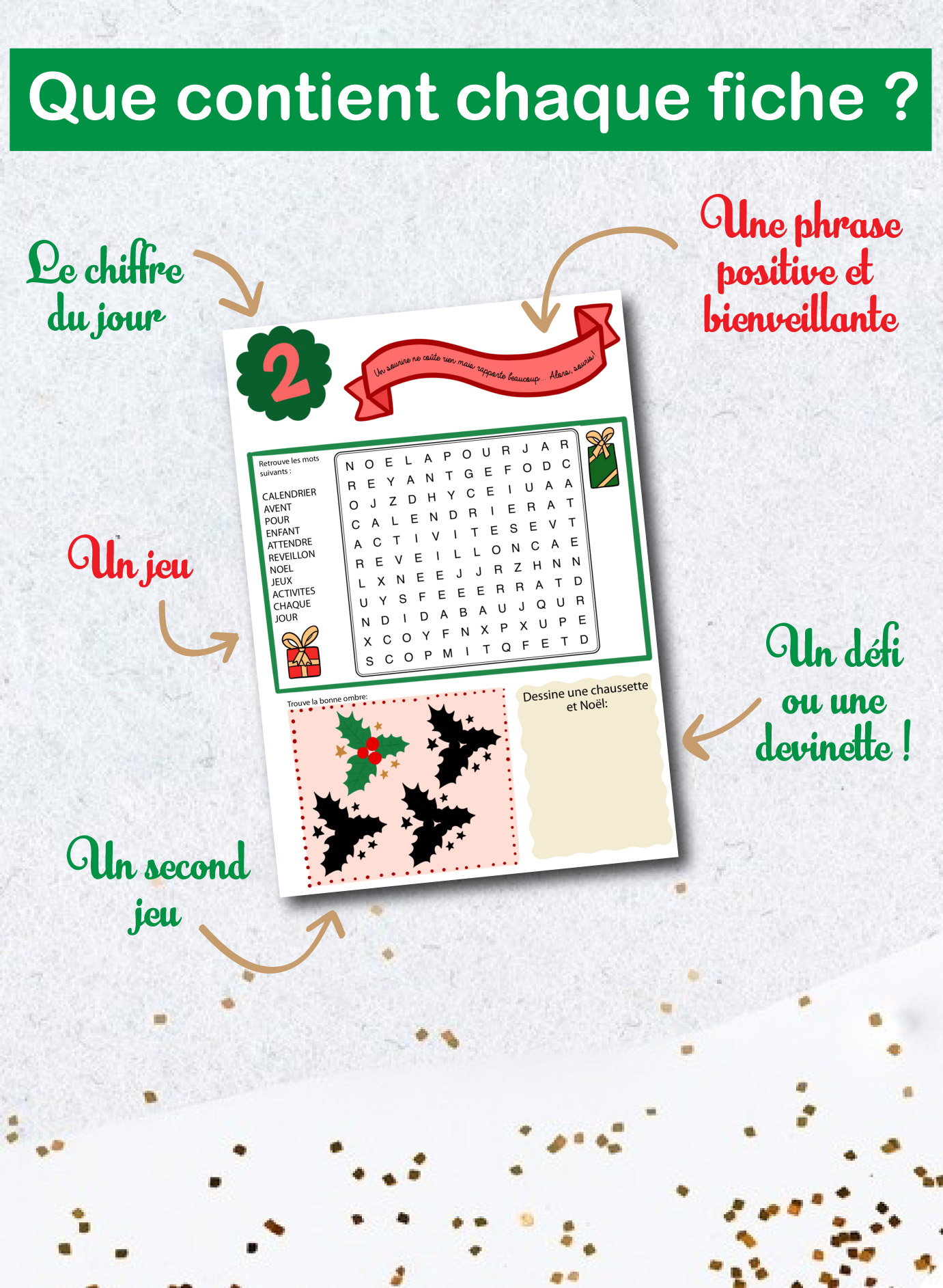 DIY} Kit liste de Noël - Eniraa est maman