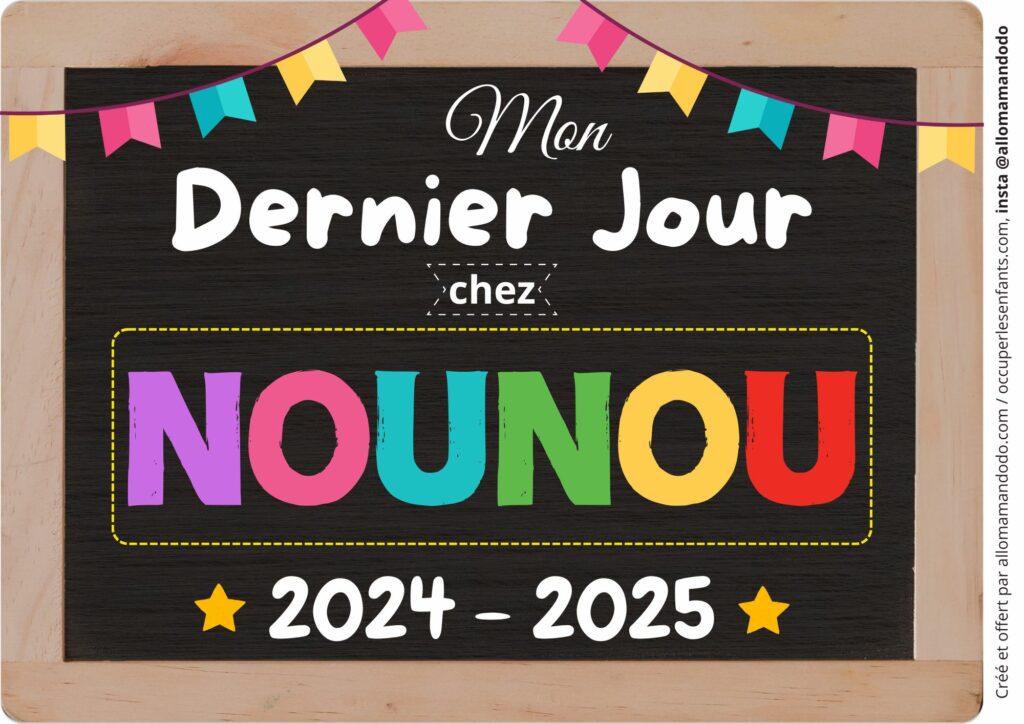 FICHE DERNIER JOUR NOUNOU