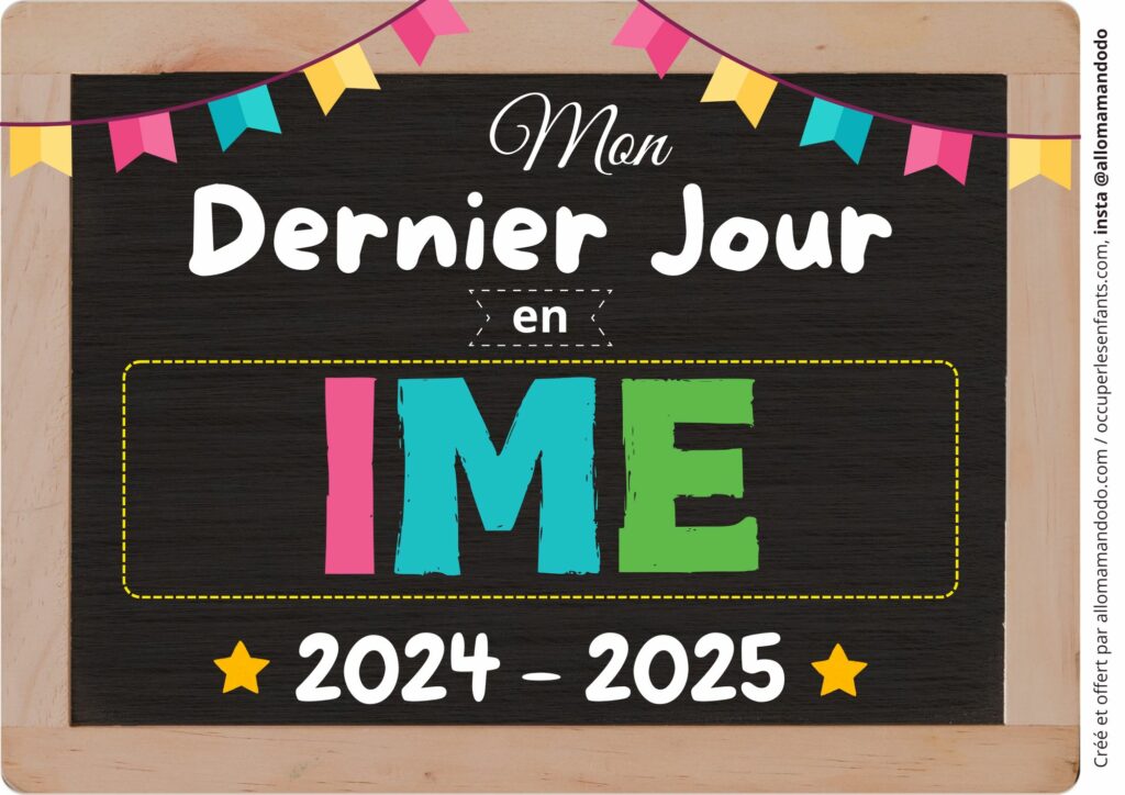 FICHE DERNIER JOUR IME
