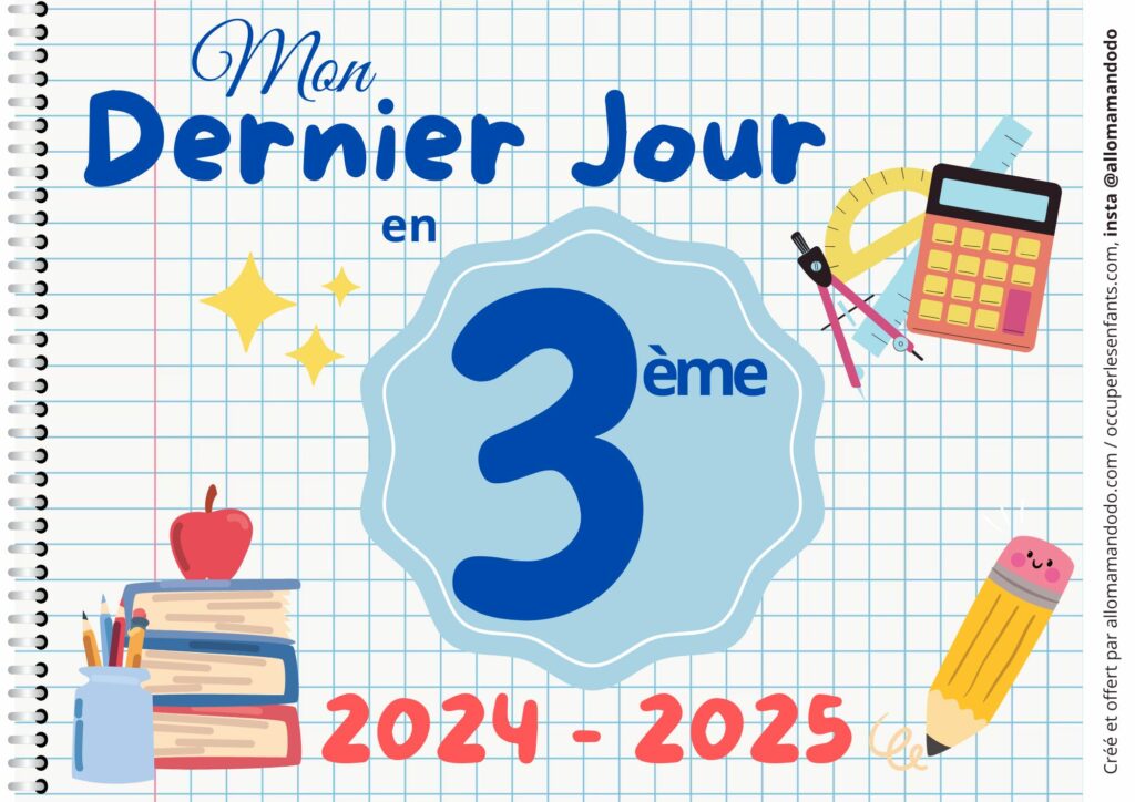 FICHE DERNIER JOUR 3EME
