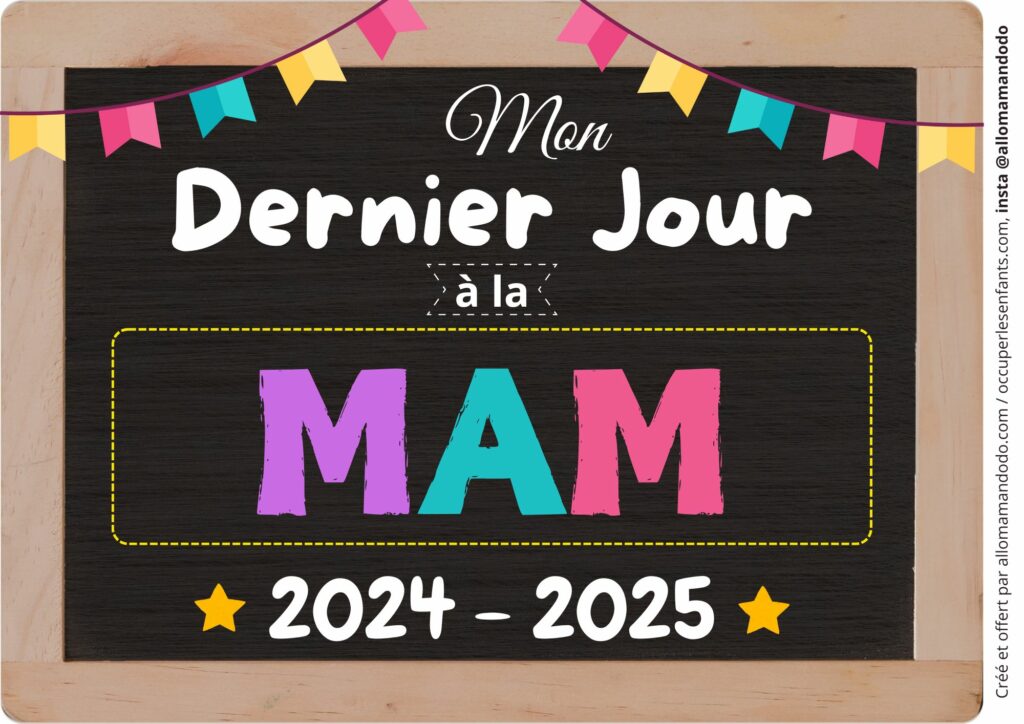 FICHE DERNIER JOUR MAM