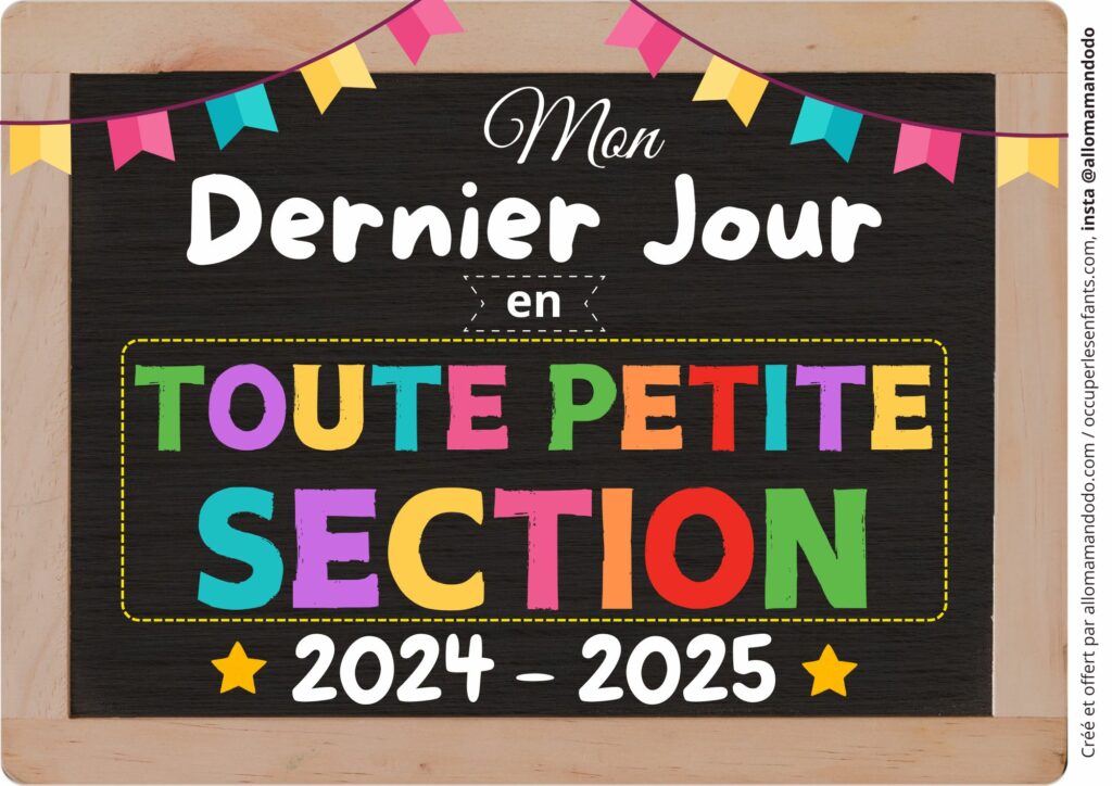 FICHE DERNIER JOUR TOUTE PETITE SECTION