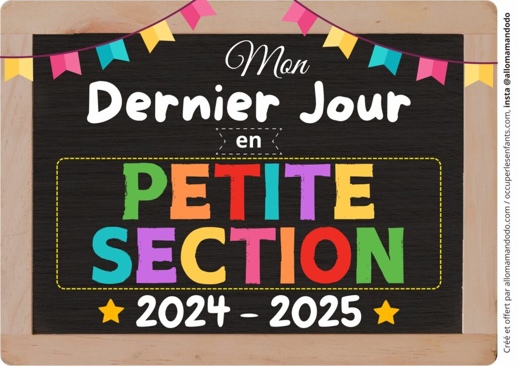 FICHE DERNIER JOUR PETITE SECTION
